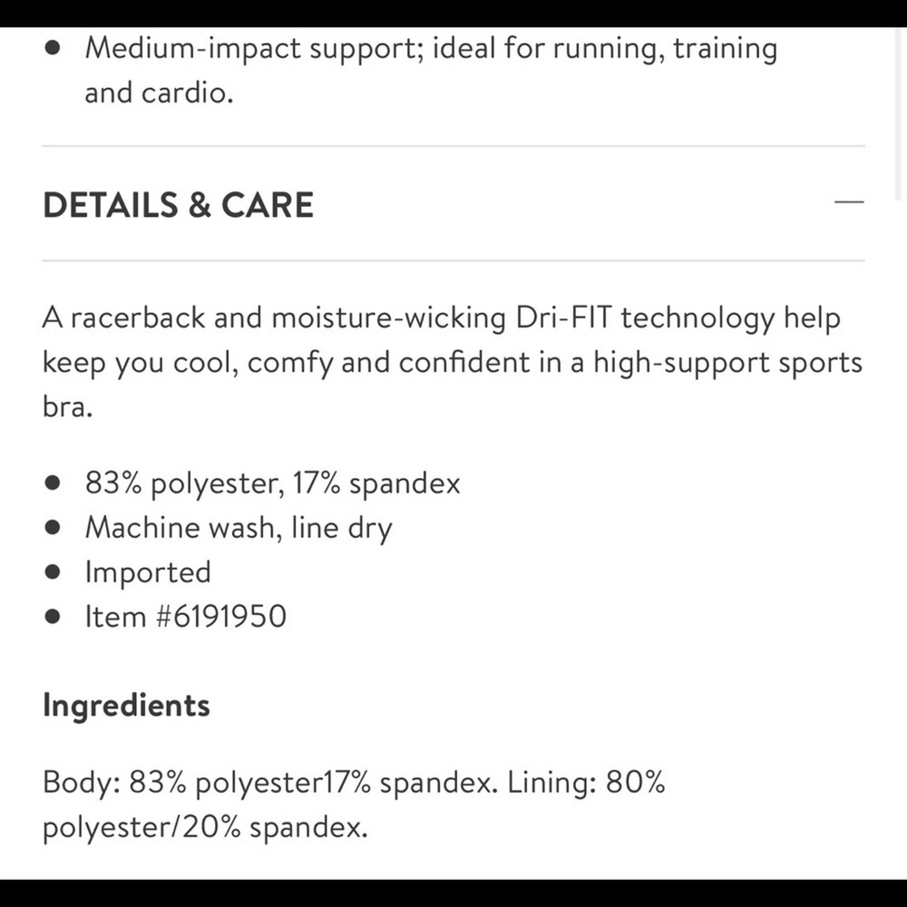 Nike Sports Bra NWT Plus Size High Support Nonpadded Camo Thunder Blue Women 2X - Picture 4 of 5